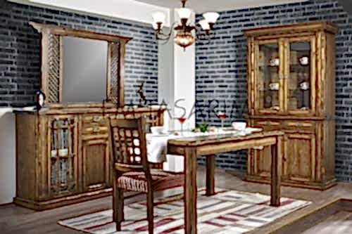 Efes Masif Yemek Odası Takımı